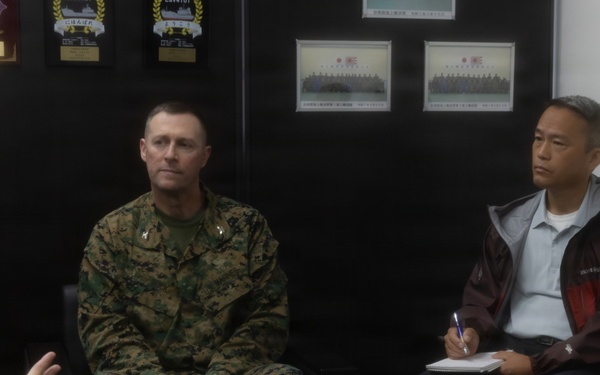 CLR-37 Visits JMSDF base and JSDF Officer Canidate School