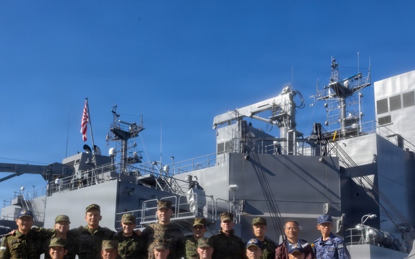 CLR-37 Visits JMSDF base and JSDF Officer Canidate School