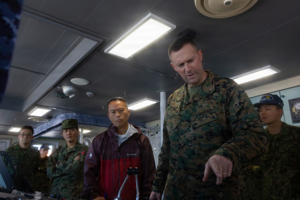 CLR-37 Visits JMSDF base and JSDF Officer Candidate School