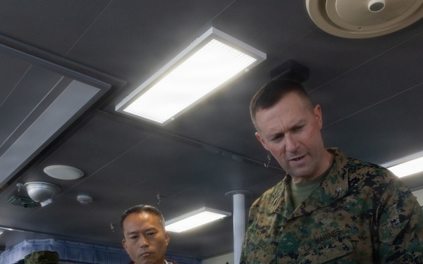 CLR-37 Visits JMSDF base and JSDF Officer Canidate School