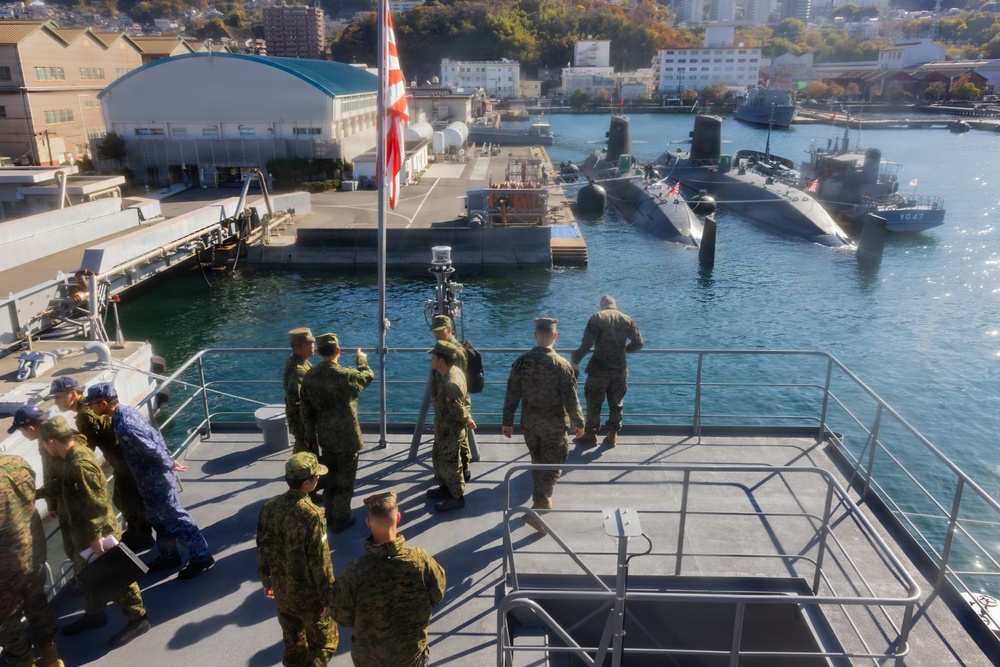 CLR-37 Visits JMSDF base and JSDF Officer Candidate School