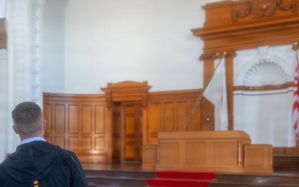 CLR-37 Visits JMSDF base and JSDF Officer Canidate School