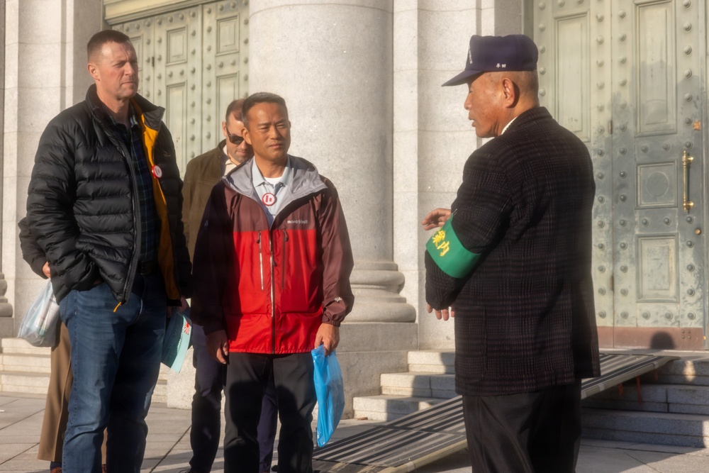 CLR-37 Visits JMSDF base and JSDF Officer Candidate School