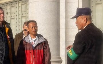 CLR-37 Visits JMSDF base and JSDF Officer Candidate School