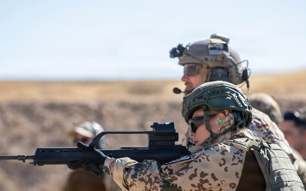U.S., German Soldiers Enhance Readiness and Partnership During Schützenschnur Qualification at Beneswala Range