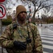 A Mississippi Army National Guard Soldier stands on patrol in Washington, D.C.