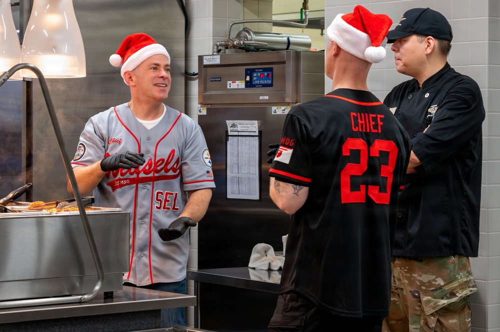 35th FW brings Christmas Cheer to the Table