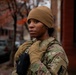 A Mississippi Army National Guard Soldier pulls security while on patrol in Washington, D.C.