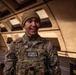 A Mississippi Air National Guard Airman smiles while on patrol in the Washington Metro