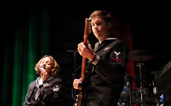 Navy Band Northeast Performs Holiday Concert at The Pennfield School