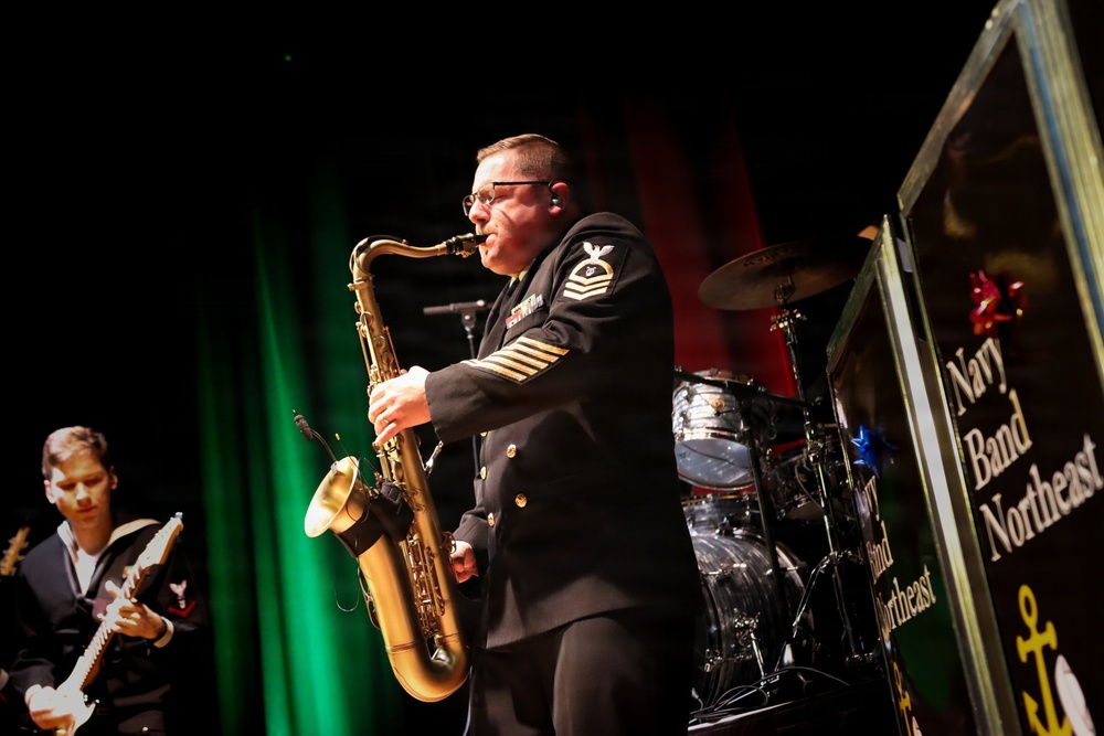 Navy Band Northeast Performs Holiday Concert at The Pennfield School