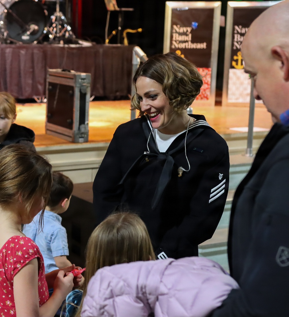 Navy Band Northeast Performs Holiday Concert at The Pennfield School