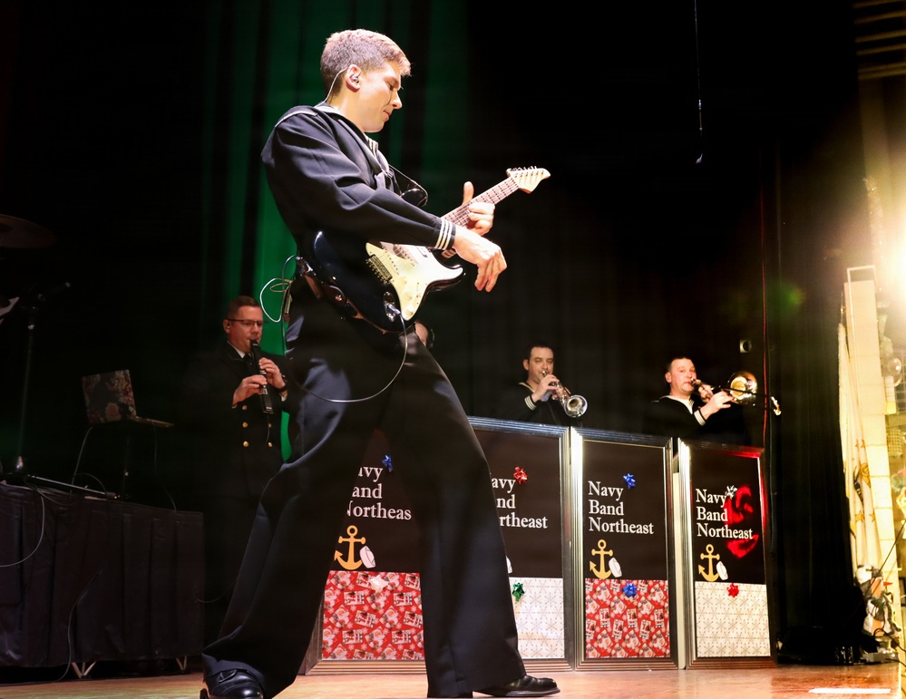 Navy Band Northeast Performs Holiday Concert at The Pennfield School