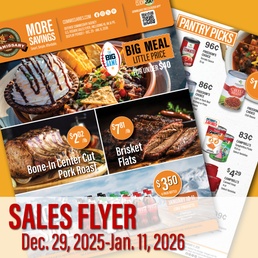 Start the New Year with ‘Big Game’ savings via your Commissary Sales Flyer through Jan. 11