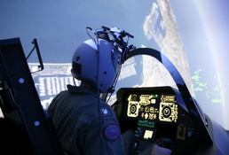 F-35 pilots and Navy Collaborative Combat Aircraft hone tactics in Joint Simulation Environment