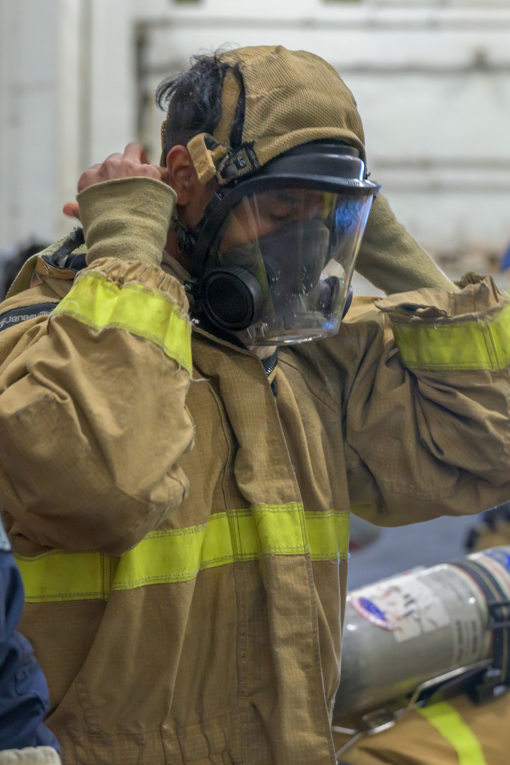 USS Theodore Roosevelt Damage Control Drill