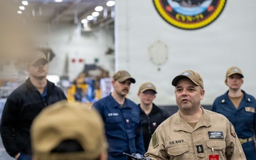 USS Theodore Roosevelt Damage Control Drill