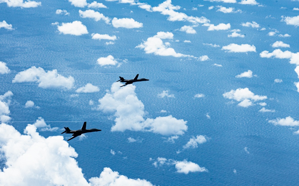 U.S. B-1B Bombers conduct operations in U.S. Southern Command AOR