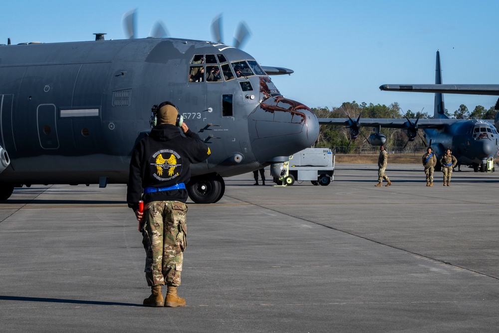 Airmen deploy in support of Operation Southern Spear