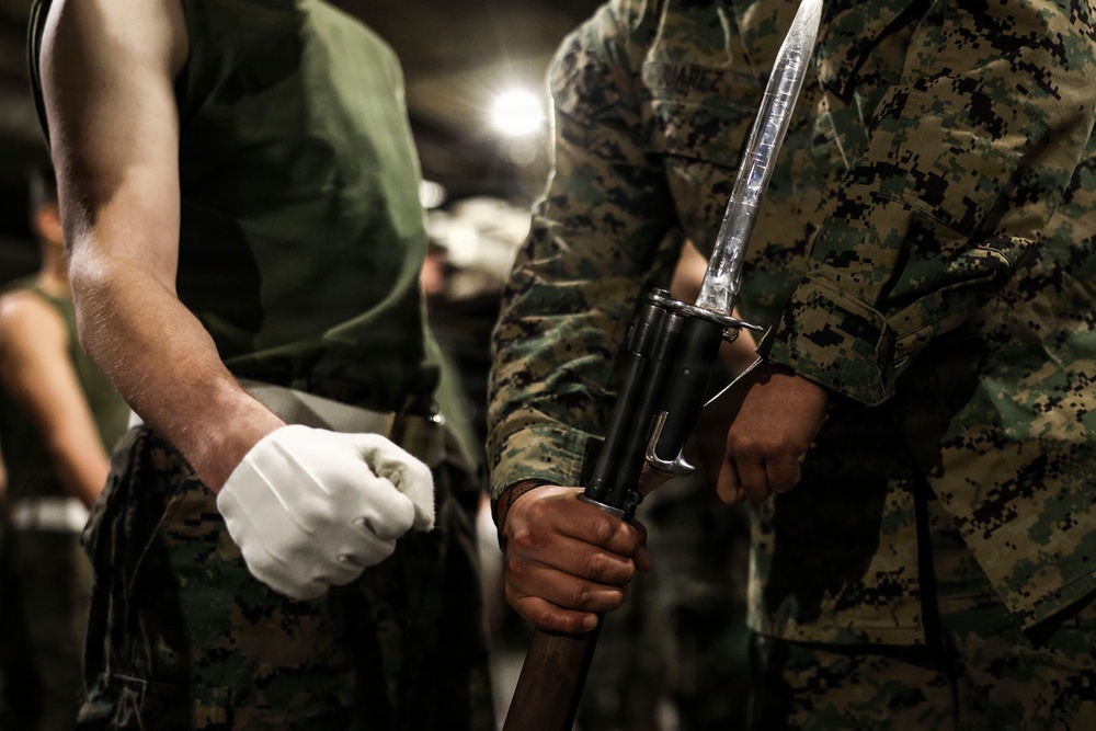 MBW Hosts Rifle Ceremonial Drill School