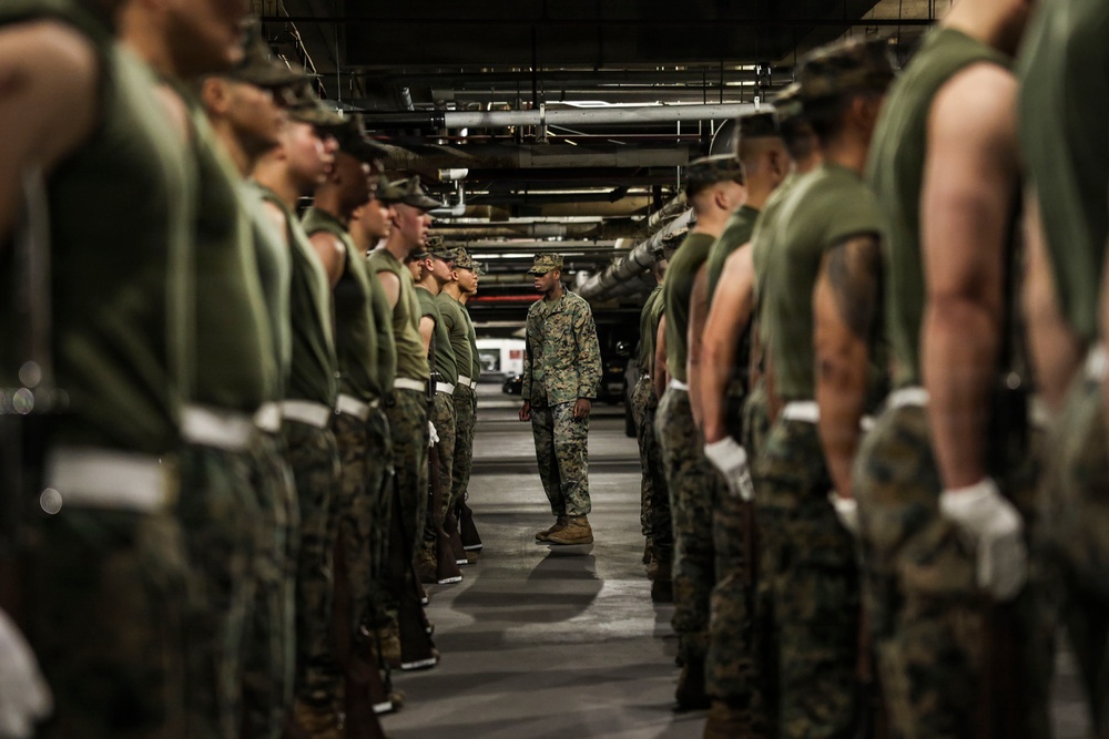 MBW Hosts Rifle Ceremonial Drill School