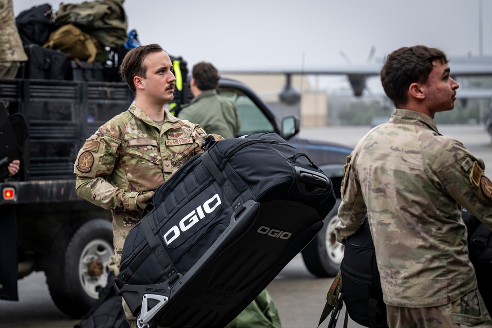 Airmen deploy in support of Operation Southern Spear