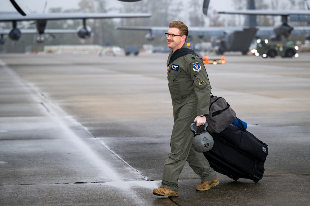 Airmen deploy in support of Operation Southern Spear