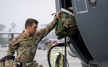 Airmen deploy in support of Operation Southern Spear