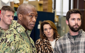 NUWC Division Newport’s role in developing undersea robotic autonomous systems focus of visit by Submarine Group Two commander