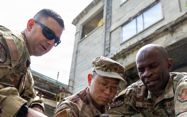 USAFSAM students sharpen skills in protective gear drills