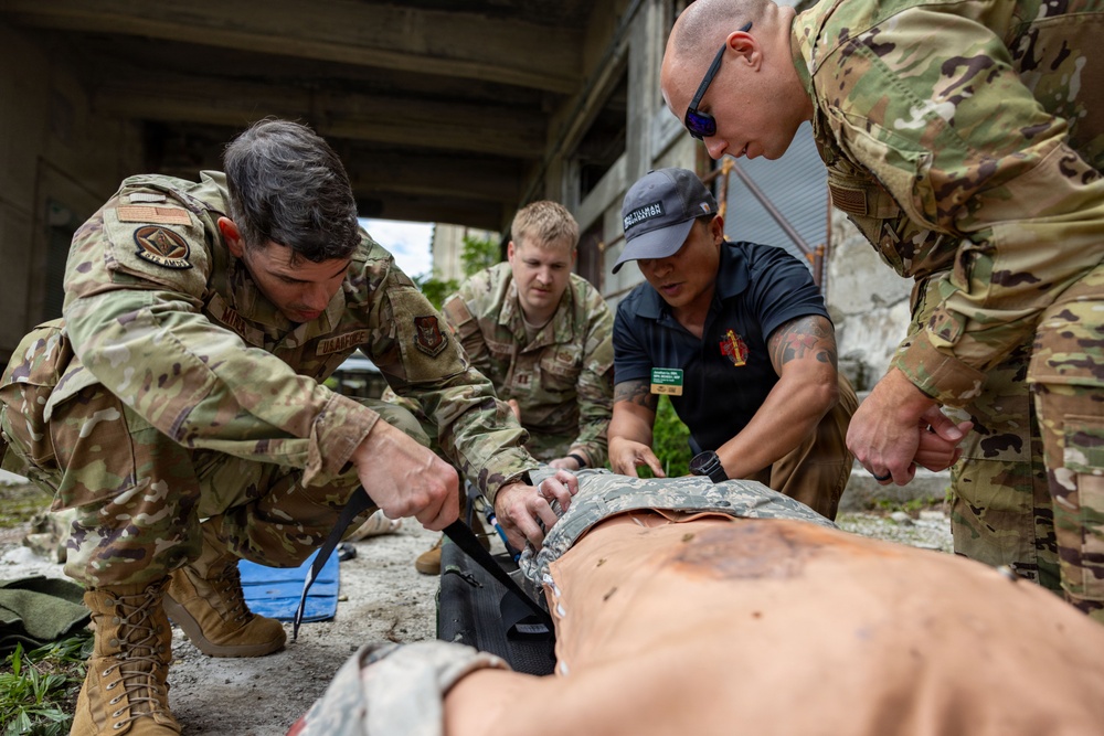 USAFSAM students sharpen skills in protective gear drills