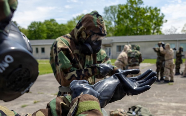 USAFSAM students sharpen skills in protective gear drills