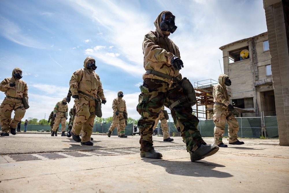 USAFSAM students sharpen skills in protective gear drills