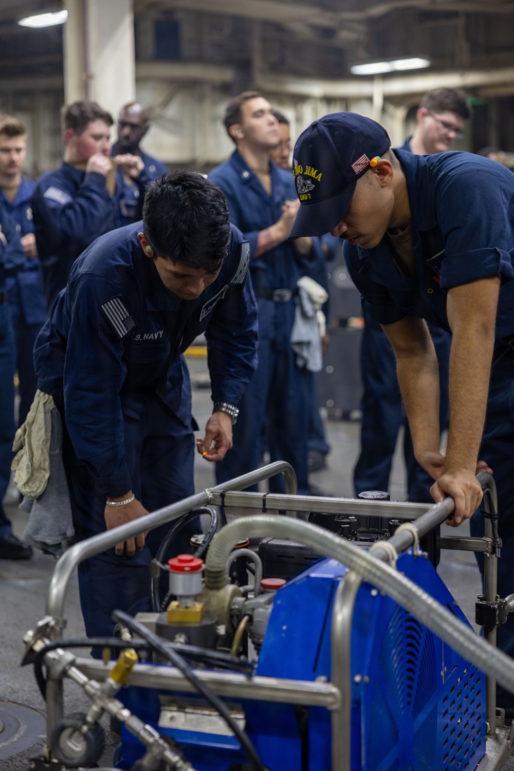 USS Iwo Jima Conducts Damage Control Training