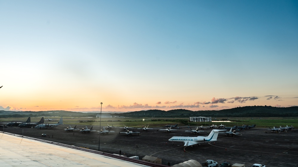 U.S. Military aircraft return following military actions in Venezuela