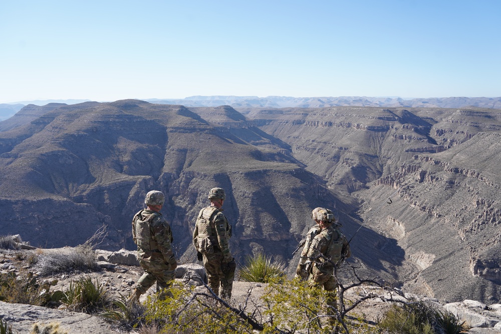 Patrolling the southern border