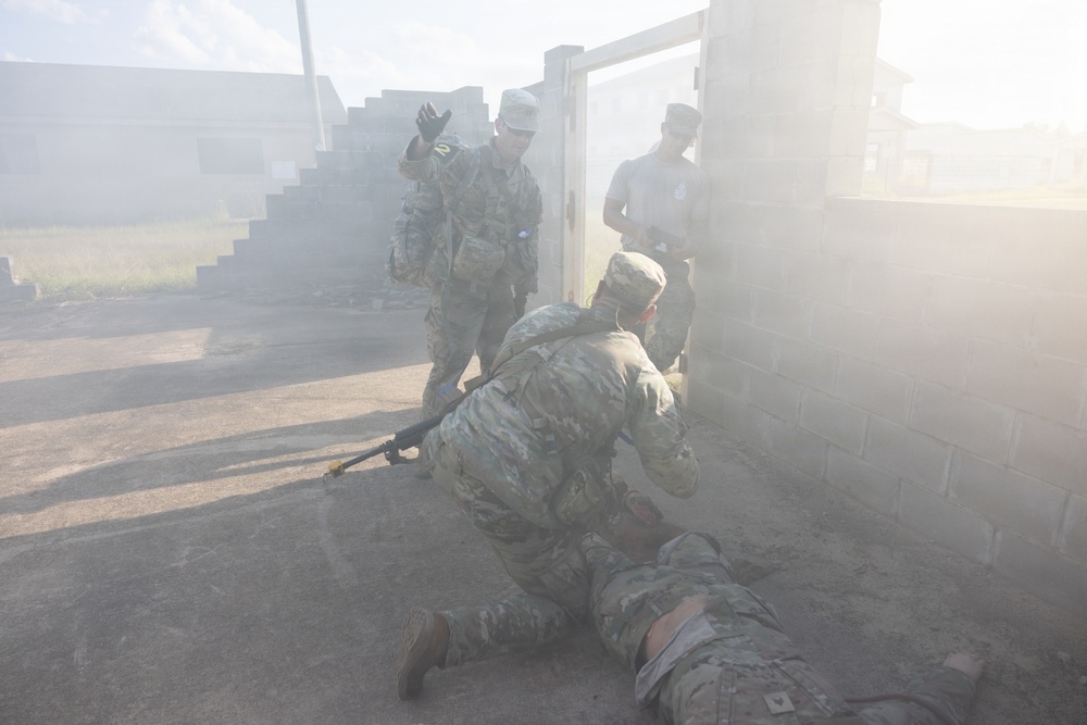 OC/Ts Render Aid to Simulated Casualty