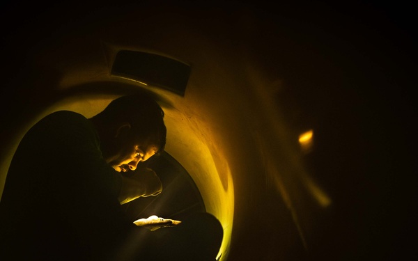 Abraham Lincoln conducts routine operations