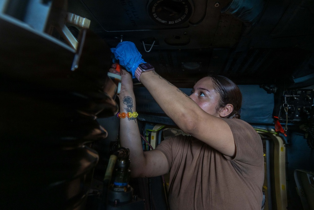 Abraham Lincoln conducts routine operations