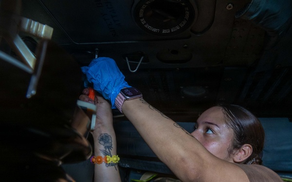 Abraham Lincoln conducts routine operations