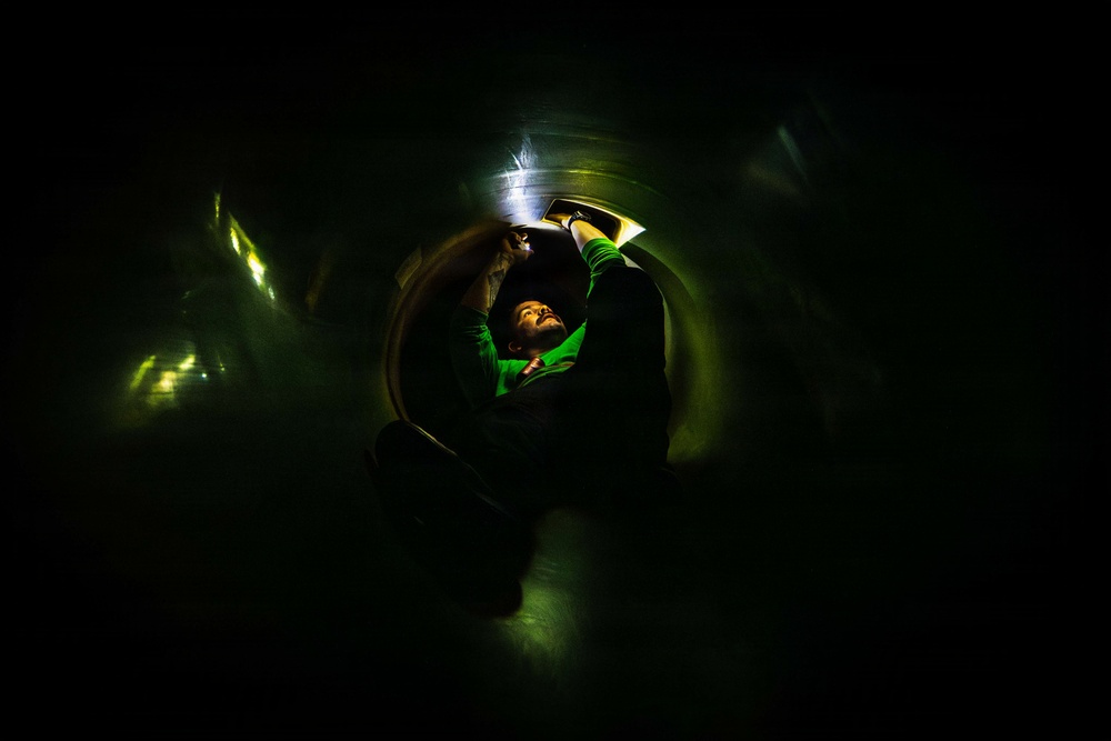 Abraham Lincoln conducts routine operations