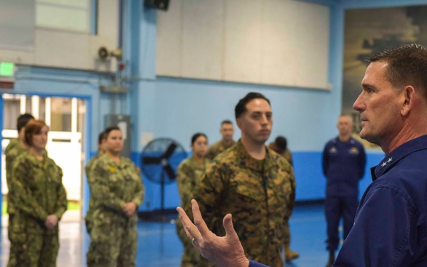 NRC Alameda Sailors and Marines Honored for Securing Coast Guard Island During Civil Unrest