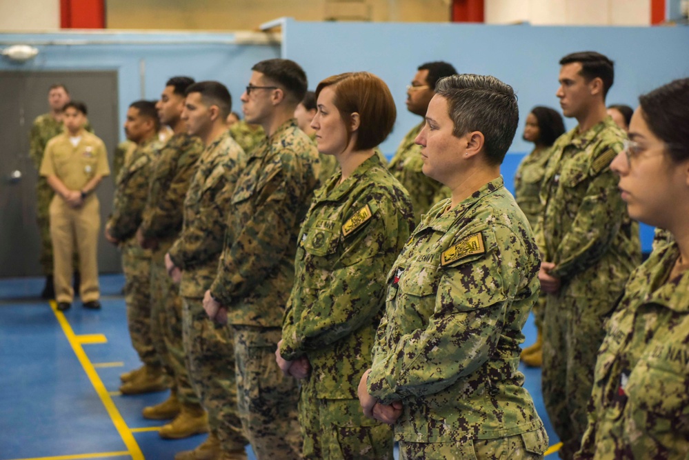 NRC Alameda Sailors and Marines Honored for Securing Coast Guard Island During Civil Unrest