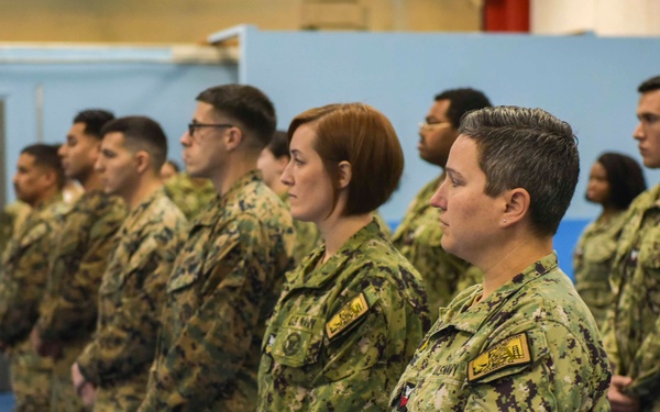 NRC Alameda Sailors and Marines Honored for Securing Coast Guard Island During Civil Unrest