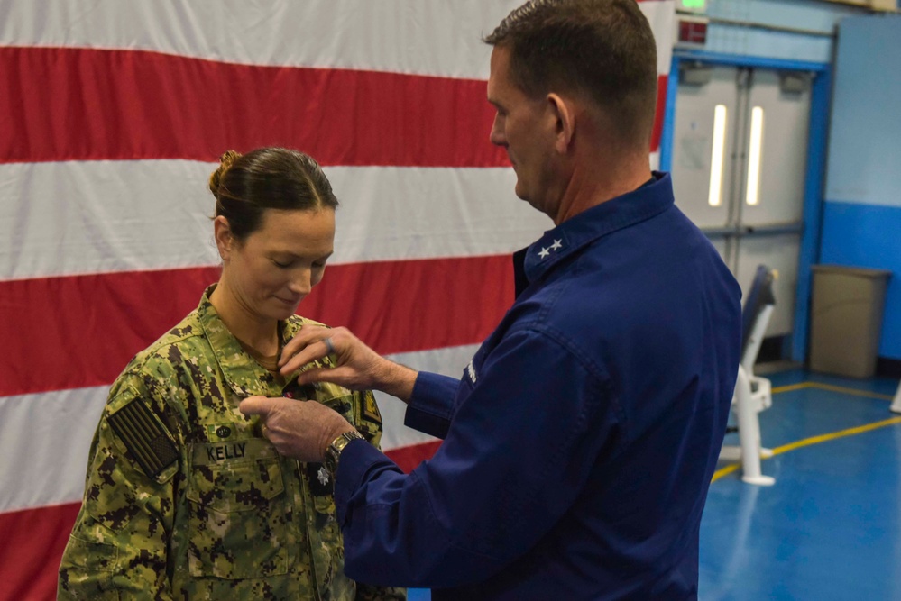 NRC Alameda Sailors and Marines Honored for Securing Coast Guard Island During Civil Unrest