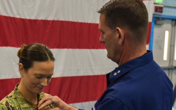 NRC Alameda Sailors and Marines Honored for Securing Coast Guard Island During Civil Unrest