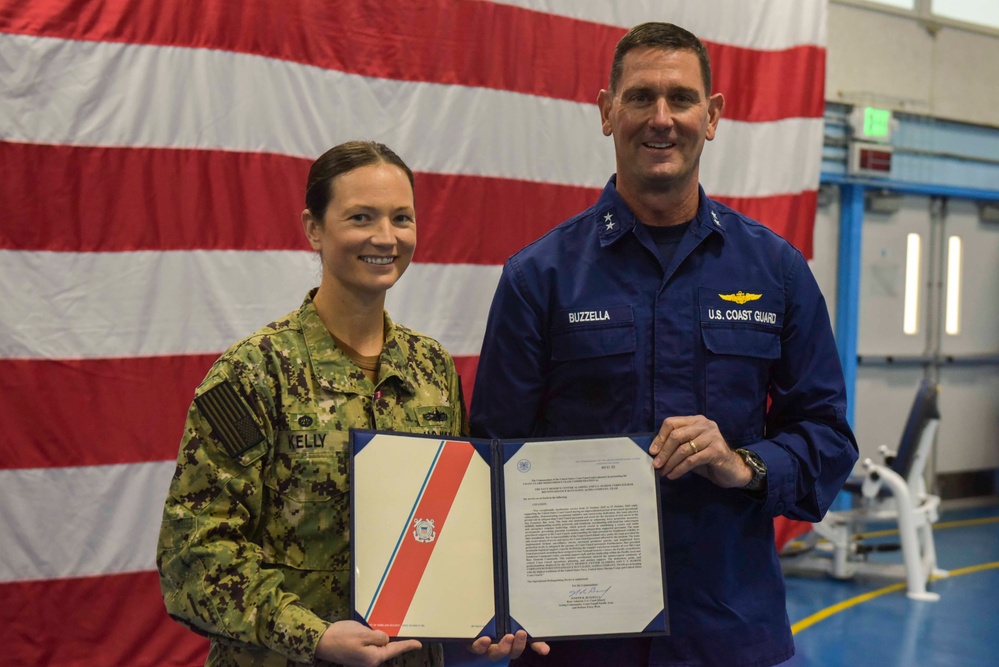 NRC Alameda Sailors and Marines Honored for Securing Coast Guard Island During Civil Unrest