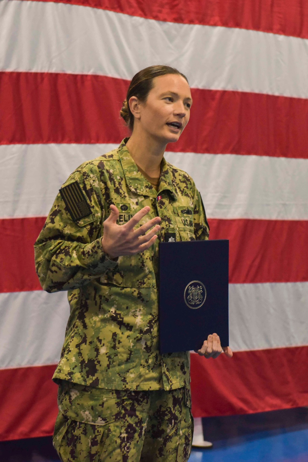 NRC Alameda Sailors and Marines Honored for Securing Coast Guard Island During Civil Unrest