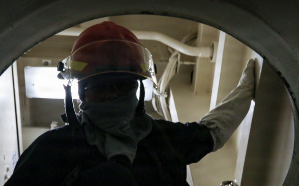 Frank E. Petersen Jr. conducts routine operations