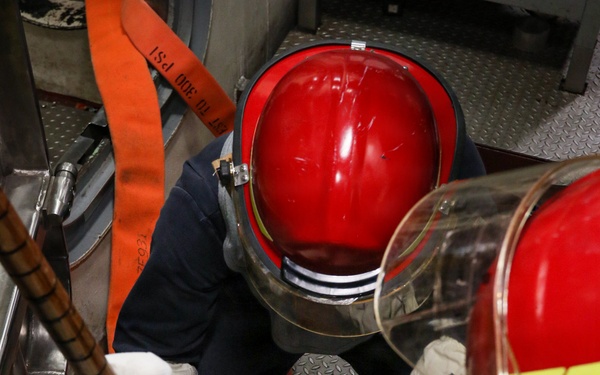 Frank E. Petersen Jr. conducts routine operations